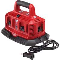 M18 Six Pack Sequential Charger, 18 V, Lithium-Ion - Milwaukee 48-59-1806