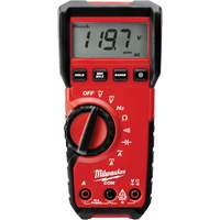 Digital Multimeter, AC/DC Voltage, AC/DC Current - Milwaukee 2216-20