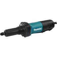 Meuleuse droite l&eacute;g&egrave;re avec interrupteur &agrave; palette CA/CC, 1/4", 120 V, 3,5 A, 25000 Tr/min - Makita GD0600
