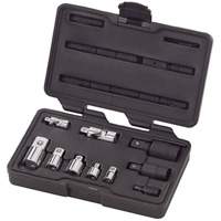 Jeu de douilles &agrave; joints et d'adaptateurs de douilles universelles 1/4", 3/8" et 1/2" &agrave; 10 pi&egrave;ces - Gearwrench 81205