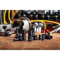 Jeu de douilles SAE/m&eacute;triques &agrave; 6 pans, 48 Mcx, Chocs, Prise de 1/4", Profond - Gearwrench 84902
