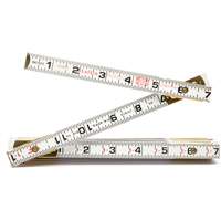 Folding Wood Rule, 6' L, Wood, 1/6" Graduations - Lufkin By Crescent 1066DLN
