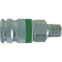 Quiksilver Ultraflo 1/4" Male Interchange Coupler, Steel - Topring 31.844