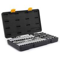 6 Point 120XP SAE/Metric Mechanics Tool Set, 56 Pcs, 3/8" Drive Size, Deep - Gearwrench 80550P