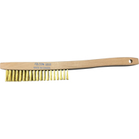 Brosses de nettoyage &agrave; manche recourb&eacute;, Laiton, 4 x 19 rangs de fils, Longueur 14" - Felton Brushes 188B
