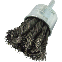 Brosses mont&eacute;es &agrave; fils nou&eacute;s, 1" dia., dia. Des fils 0,014", Tige 1/4" - Felton Brushes 186