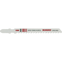 Jigsaw Blade, Bi-Metal, T-Shank, 4" L, 6 TPI - Milwaukee 48-42-5300