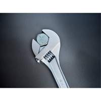 Adjustable Tapered Handle Wrench - Carded, 15" L, 1-11/16"/43 mm Max Width, Chrome/Polished - Crescent AC215VS
