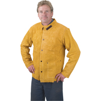 Veste de soudage, Cuir, T-Grand, Golden Brown - Weld-Mate 