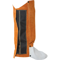 Leather Spats, 14" L, Lava Brown - Weld-Mate 