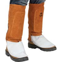 Leather Spats, 14" L, Lava Brown - Weld-Mate 