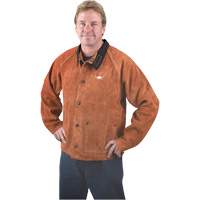 Veste de soudage, Cuir, Grand, Lava Brown - Weld-Mate 