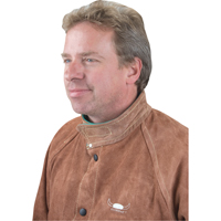 Veste de soudage, Cuir, Grand, Lava Brown - Weld-Mate 