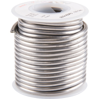 Common Solder, Lead-Based, 50% Tin 50% Lead, Acid Core, 0.125" Dia. - Weldcote Metals 5050AC18X1SP