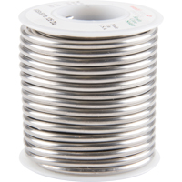 Common Solder, Lead-Based, 50% Tin 50% Lead, Rosin Core, 0.125" Dia. - Weldcote Metals 5050RC18X1SP