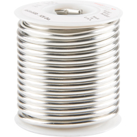 M&eacute;tal d'apport standard, Sans plomb, 95 % d'&eacute;tain, 5 % d'antimoine, &acirc;me Plein, dia. 0,125" - Weldcote Metals 95518X1SP