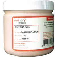 Flux en fonte - Weldcote Metals CASTIRONFLUX1JR