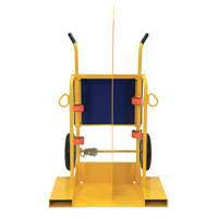 Chariot pour chalumeau et bouteille de soudage, Roues Pneumatique, Base de 24" la x 19-1/2" lo, 500 lb - Vestil CYL-2