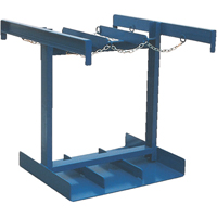 Chariot pour bouteilles, Roues Caoutchouc, Base de 35" la x 38" lo, 500 lb - Vestil CYL-P-6