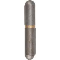 Weld-On Hinge, 0.315" Dia. x 1.575" L, Mild Steel w/Fixed Steel Pin - Aurora Tools 