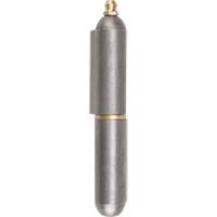 Weld-On Hinge, 0.63" Dia. x 3.937" L, Mild Steel w/Fixed Steel Pin - Aurora Tools 