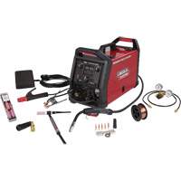 Soudeuse &agrave; proc&eacute;d&eacute; multiple POWER MIG 215 MPi TIG One-Pak, 120 V/230 V, 1 Ph, 60 Hz - Lincoln Electric K4878-1