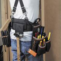 Ceinture &agrave; outils d&eacute;lectricien Tradesman Pro, Nylon, Noir - Klein Tools 55428