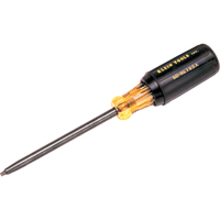 Tournevis carr&eacute; &agrave; empreinte r&eacute;duite, Tige de #0, Ronde, 7-3/4" lo, Prise en Coussin&eacute;e - Klein Tools 660