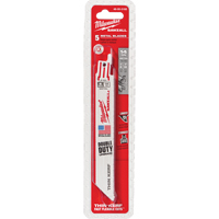 Lames haute performance Super Sawzall, Bim&eacute;tal, 14 Dents par pouce, 6" lo x 3/4" la - Milwaukee 48-00-5182CAN