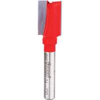 Router Bit - Double Flute Straight Bit, 1/2" Dia., 1" H, 2-1/4" L, 1/4" Shank - Freud 04-130