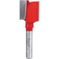 Router Bit - Double Flute Straight Bit, 3/4" Dia., 1" H, 2-1/8" L, 1/4" Shank - Freud 04-140