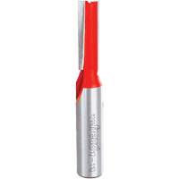Router Bit - Double Flute Straight Bit, 3/8" Dia., 1" H, 2-7/8" L - Freud 12-110