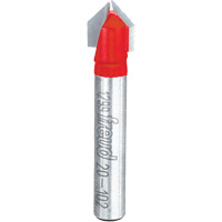 Fraise &agrave; rainurer en V, 3/8" dia., 1/4" tige - Freud 20-102