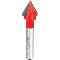 Router Bit - V Grooving Bit, 1/2" Dia., 1/4" Shank - Freud 20-152