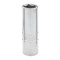 Douille de bougie, Prise 1/2", Douille 5/8", lo 2-1/2" - Gray Tools LD20R