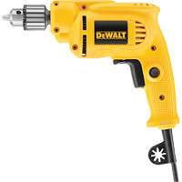 Perceuse &agrave; vitesse variable, Mandrin 3/8", 7 A, 120 V, 0-2800 Tr/min, Mandrin Avec cl&eacute; - DEWALT DWE1014
