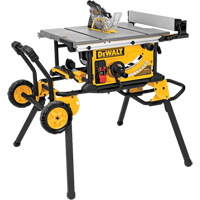 Scie de table pour chantier avec support roulant, 15 A, 4800 tr/min - DEWALT DWE7491RS