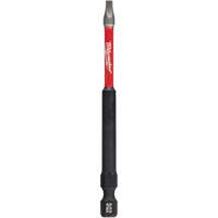 Embouts &agrave; percussion Shockwave Impact-Duty, Carr&eacute;e, Embout #2, Prise 1/4", Longueur 3-1/2" - Milwaukee 48-32-4572CAN