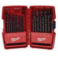 Jeu de forets &eacute;tag&eacute;s Thunderbolt, 29 morceaux, Acier rapide - Milwaukee 48-89-2802
