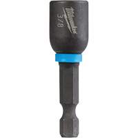 Shockwave Impact Duty Nutsetter, 1/4" Tip, 3/8" Drive, 1-7/8" L, Magnetic - Milwaukee 49-66-4705