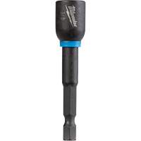 Shockwave Impact Duty Nut Driver, 1/4" Tip, 3/8" Drive, 2-9/16" L, Magnetic - Milwaukee 49-66-4535CAN