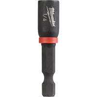 Shockwave Impact Duty Nutsetter, 1/4" Tip, 1/4" Drive, 1-7/8" L, Magnetic - Milwaukee 49-66-4702
