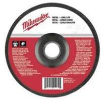 Meule, 6" x 1/4", Arbre 7/8", Oxyde d'aluminium, Type 27 - Milwaukee 49-94-6340