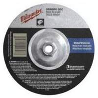 Meule, 7" x 1/4", Arbre 5/8"-11, Oxyde d'aluminium, Type 27 - Milwaukee 49-94-7025