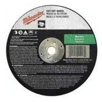 Meules &agrave; tronçonner renforc&eacute;es, 7" x 1/8", Arbre de 5/8", Type 1, Carbure de silicium, 8730 Tr/min - Milwaukee 49-94-7055