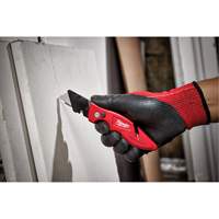 Fastback Flip Utility Knife, 2" Blade, Carbon Steel Blade, Metal Handle - Milwaukee 48-22-1901