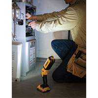Max Cordless Hand-Held Area Light, LED, 500 Lumens, 3 Hrs. Run Time, Rechargeable Batteries, Not Included - DEWALT DCL050