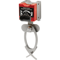 Crochets de suspension avec interrupteur, Longueur de 5-3/4", Diam&egrave;tre de 1-3/4", Capacit&eacute; de 35 lb - Mag-Mate HH035R