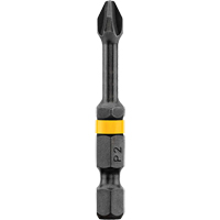 Embout Impact Ready no 2 Phillips 2' de Dewalt, Phillips, Embout #2, Prise 1/4", Longueur 2" - DEWALT DWA2PH2IRB