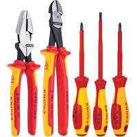 Ensemble d'outils isol&eacute;s &agrave; bras de leviers puissants, 1000 V, 5 M - Knipex 9K 98 98 22 US